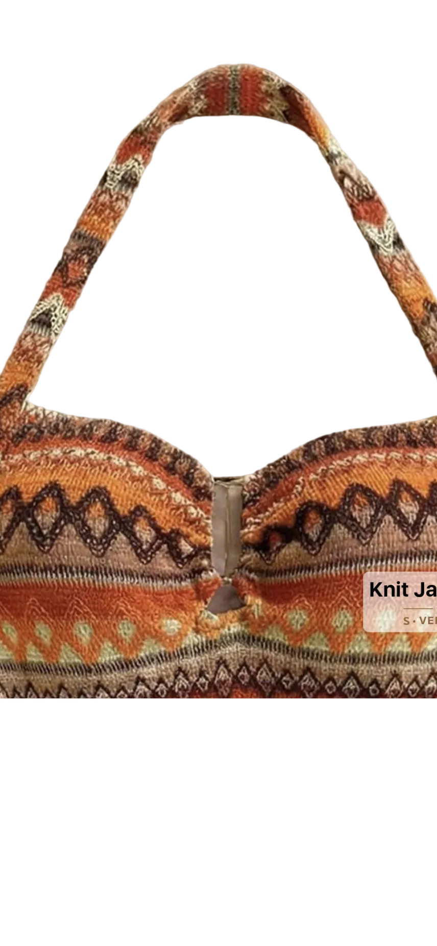 Soleia Multicolor Knit Jacquard Sweater – Cozy, Chic & Limited Stock