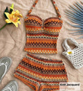 Soleia Multicolor Knit Jacquard Sweater – Cozy, Chic & Limited Stock