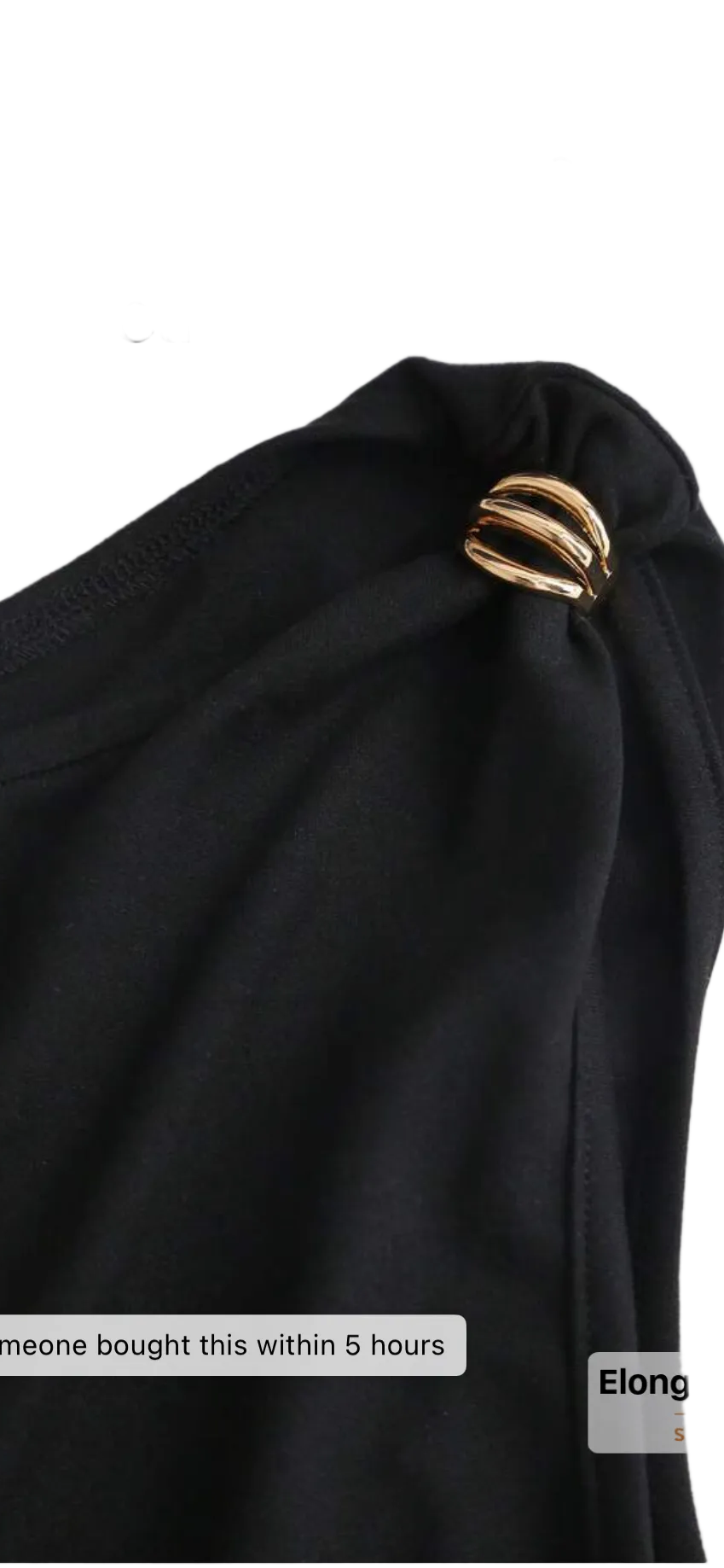 Asymmetric Ruched Bodysuit