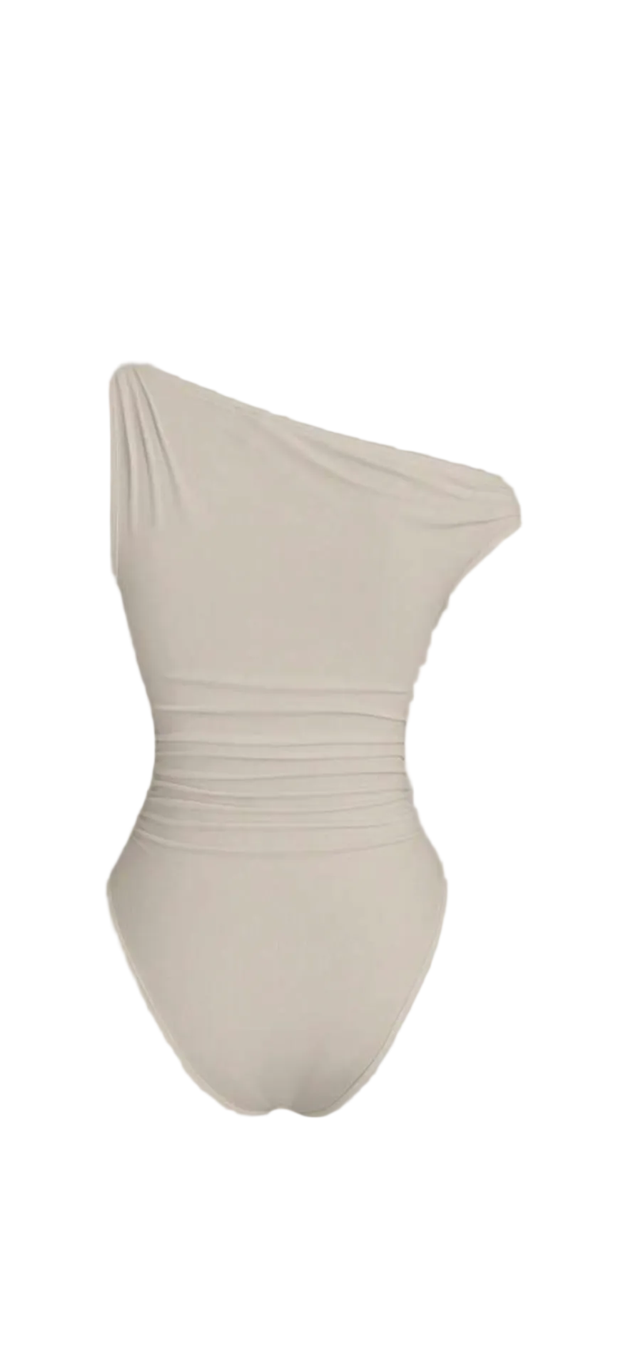 Asymmetric Ruched Bodysuit
