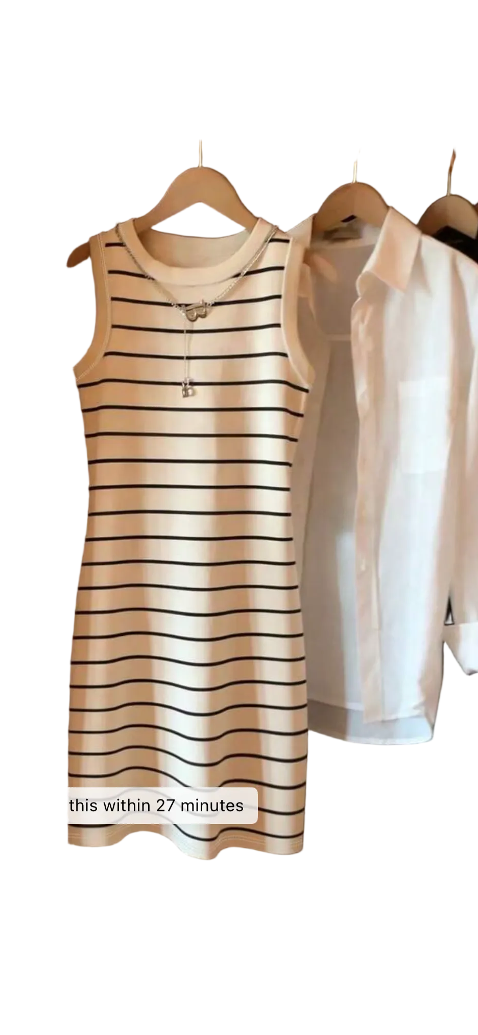 Striped Bodycon Mini Dress