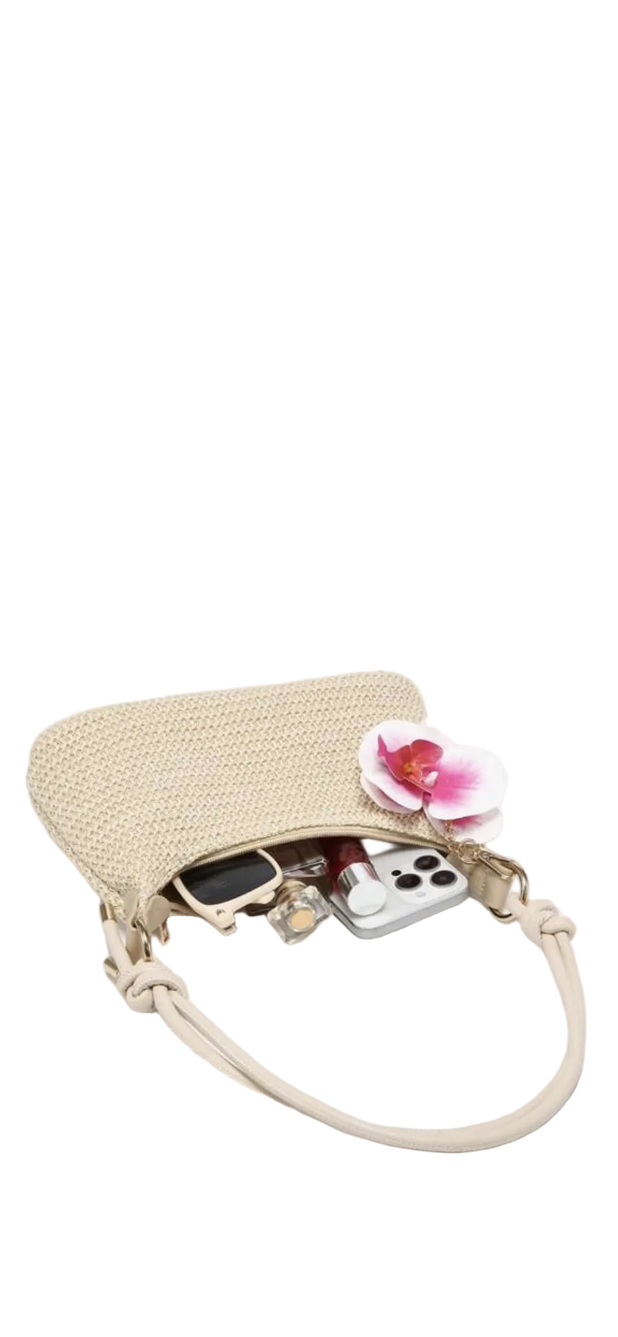 Rope Flower Shoulder Bag