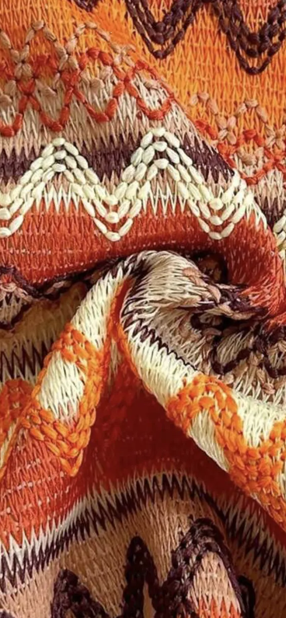 Soleia Multicolor Knit Jacquard Sweater – Cozy, Chic & Limited Stock