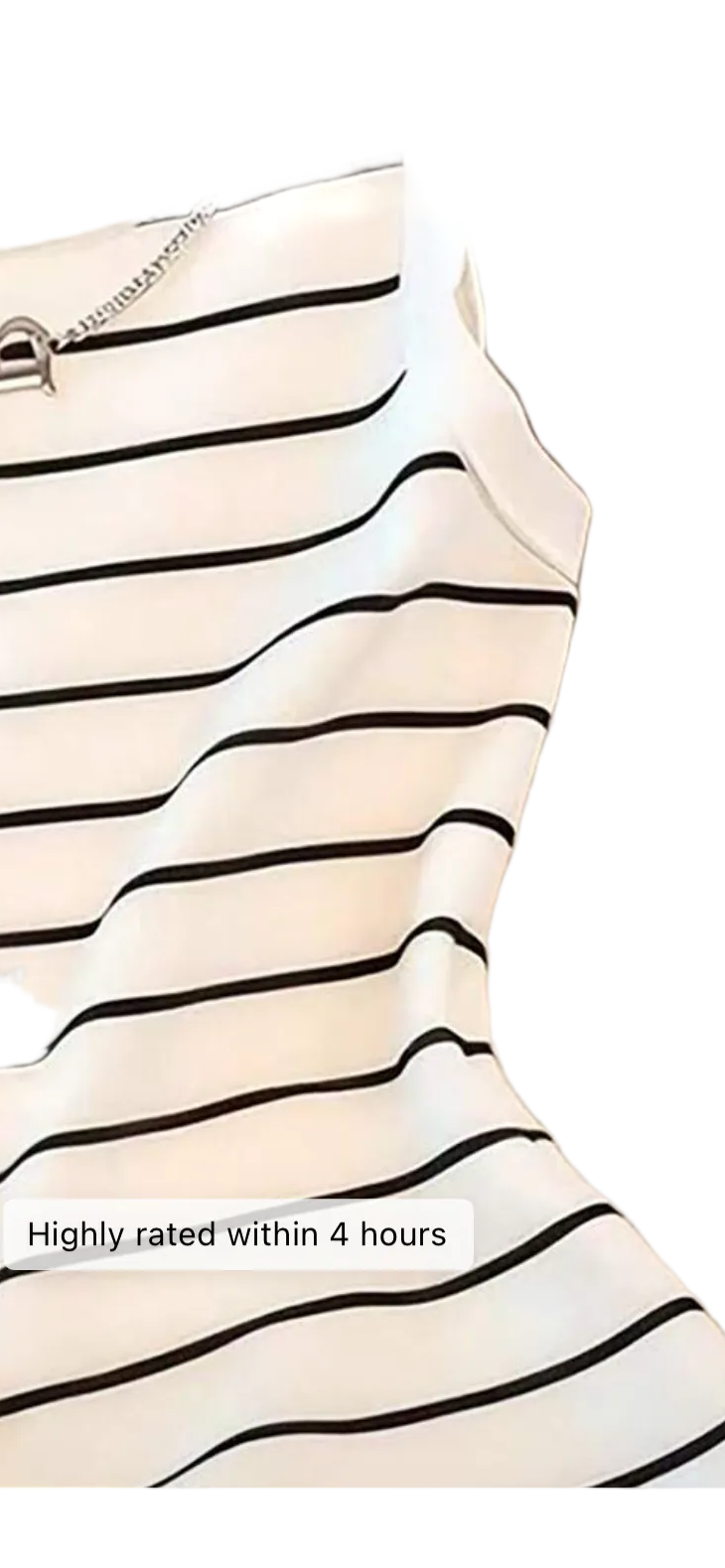 Striped Bodycon Mini Dress