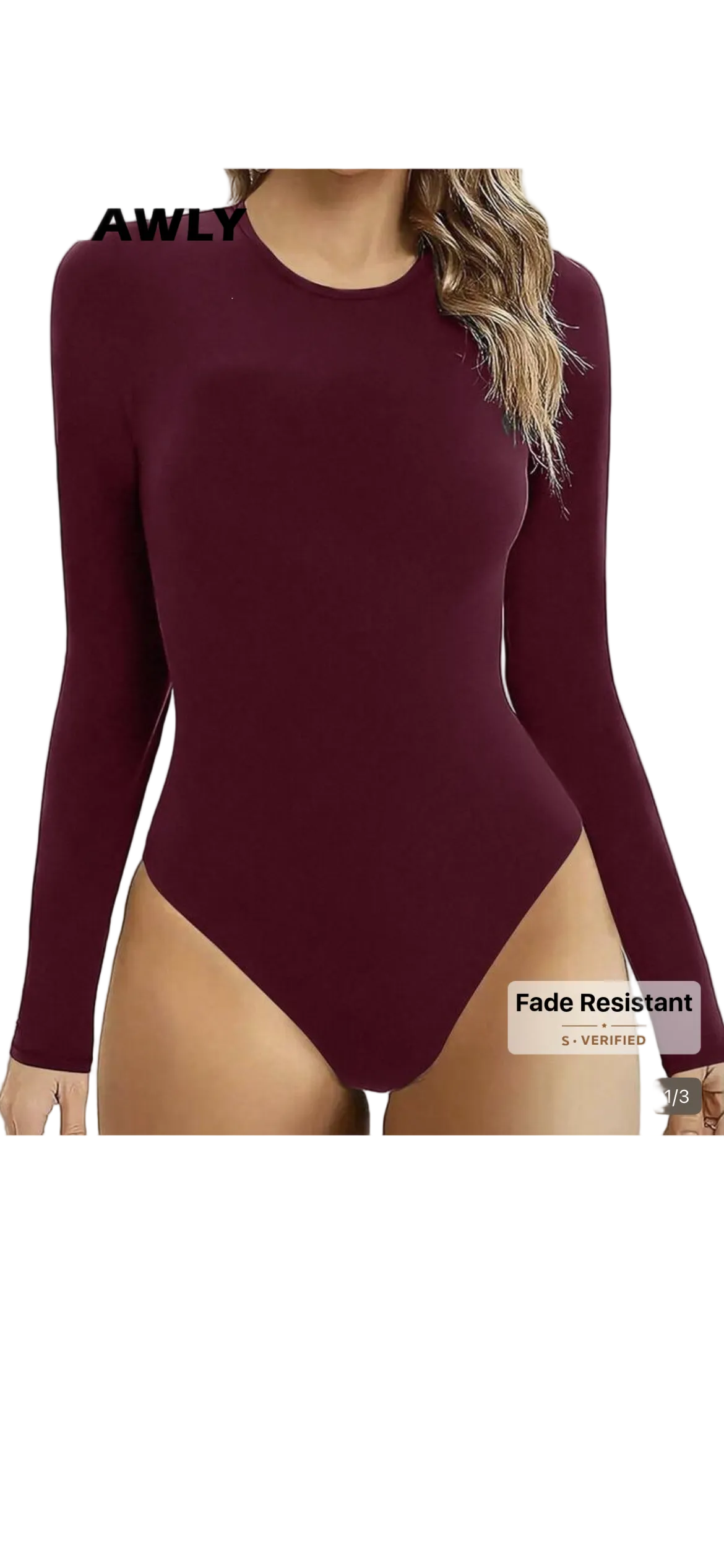 Elenzga Women’s Fitted Turtleneck Patchwork Long Sleeve Bodysuit – Autumn/Winter Layering Top