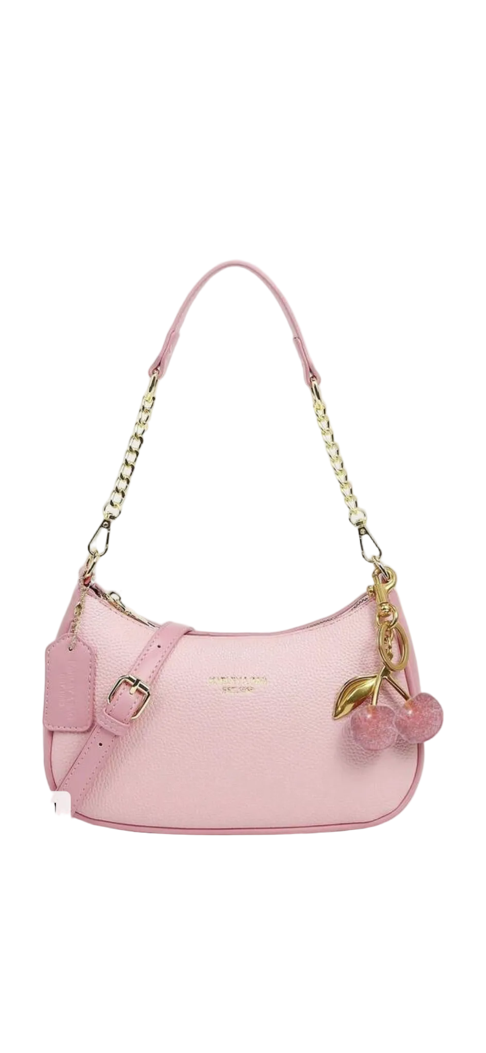 Letter Graphic Shoulder Bag